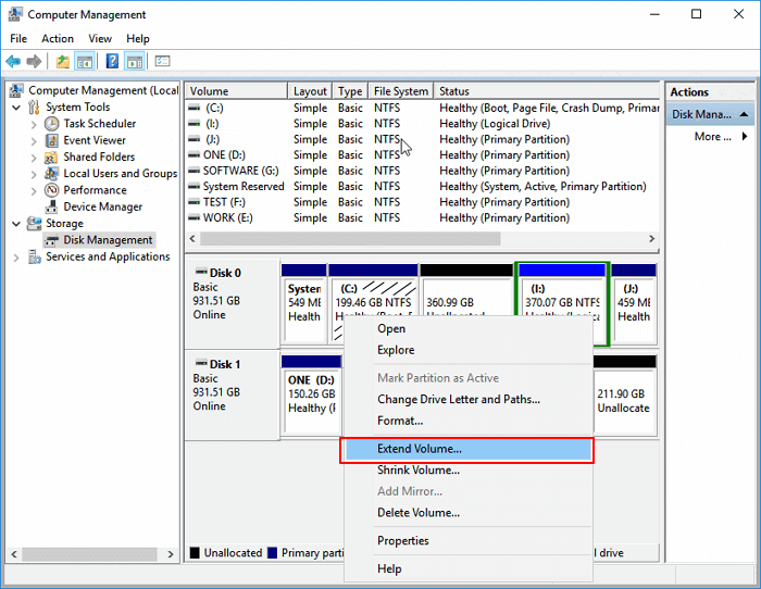 Cách tăng dung lượng ổ C trong Windows 11/10/8/7