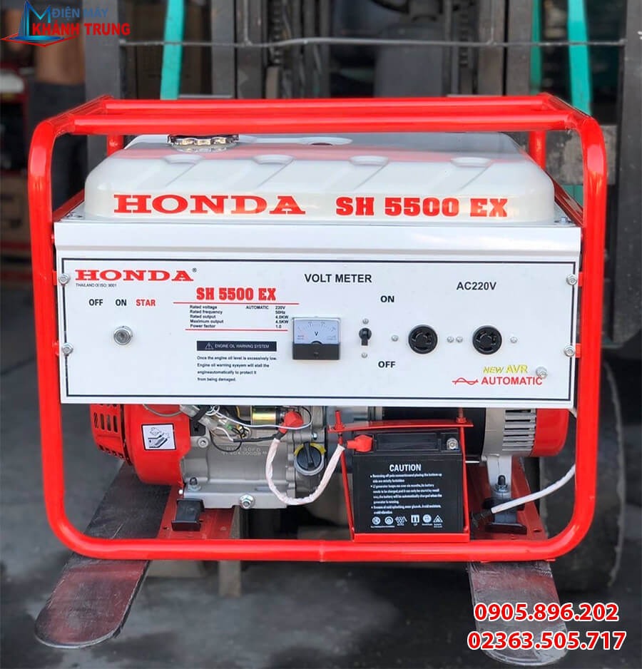 Máy phát điện chạy xăng Honda SH5500EX Thái Lan (5kW)